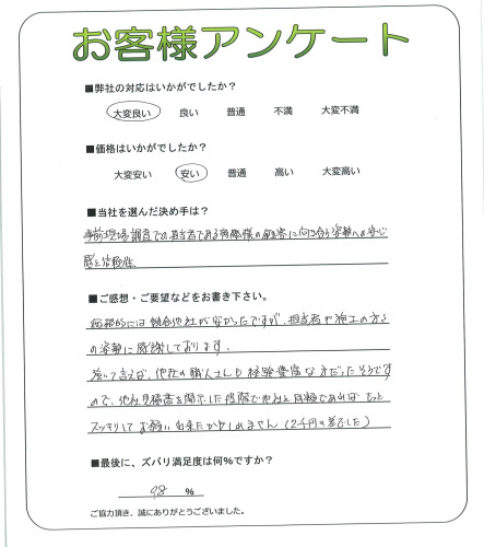 千葉県佐倉市　I様