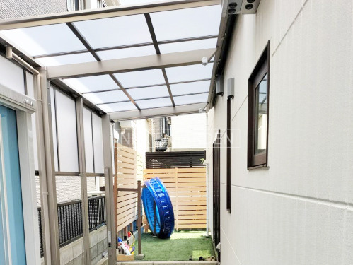 施工例画像：埼玉県 さいたま市  テラス屋根 土間コンクリート