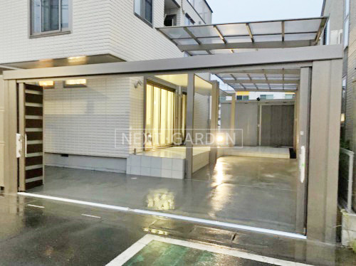 施工例画像：埼玉県 八潮市  リフォームハイクラス セミクローズ外構