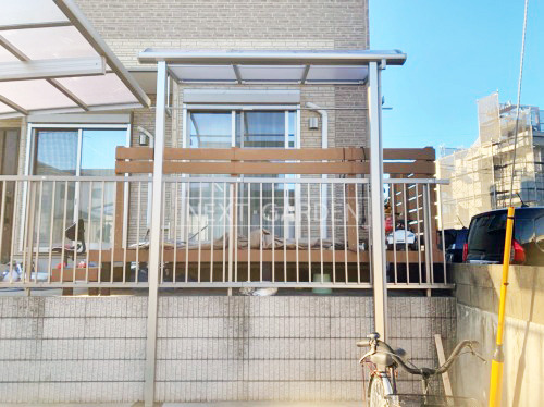 施工例画像：埼玉県 新座市  カーポート テラス屋根
