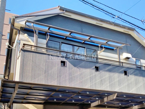 施工例画像：埼玉県 富士見市  カーポート ベランダ屋根