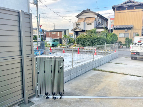 施工例画像：埼玉県 三郷市  目隠しフェンス塀