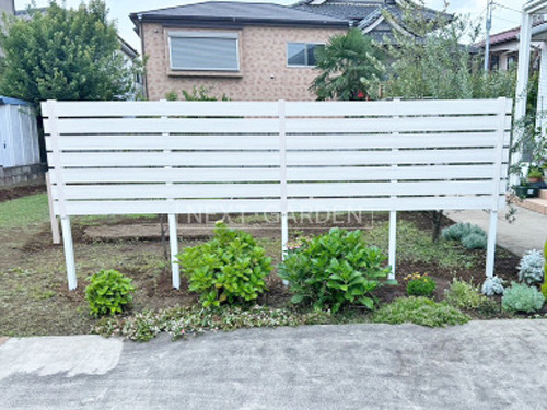 施工例画像：埼玉県 川口市  目隠しフェンス塀