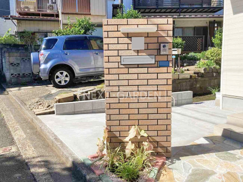 施工例画像：神奈川県 横浜市  新築シンプル オープン外構